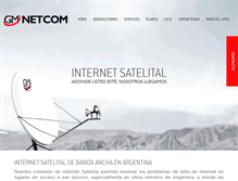 Tablet Screenshot of gmnetcom.com.ar
